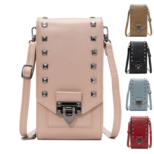 Women's Rivet Crossbody Phone Bag