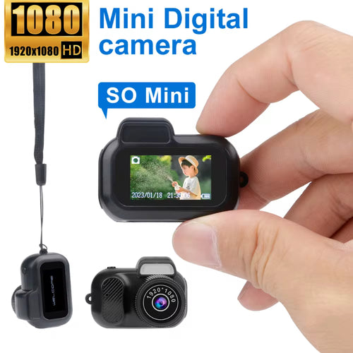 Retro Mini Camera with Screen - 1080P HD Portable Video Camera